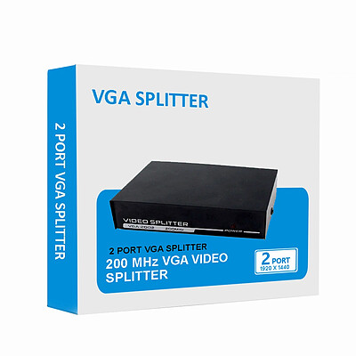 اسپلیتر 1 به 2 VGA دو پورت مدل VGA-2002 