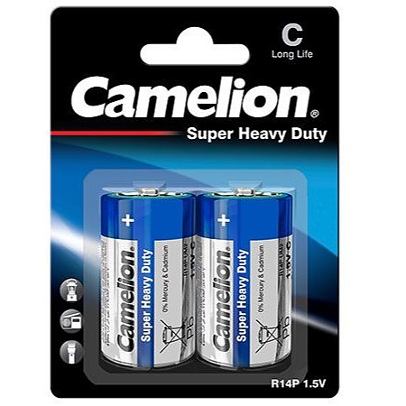 باتری بزرگ C کملیون مدل Super Heavy Duty بسته 2 عددی