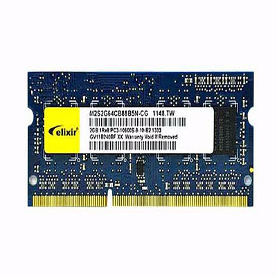 رم لپ تاپ DDR3 تک کاناله 1333 مگاهرتز CL9 الیکسیر مدل PC3-10600s ظرفیت 2 گیگابایت