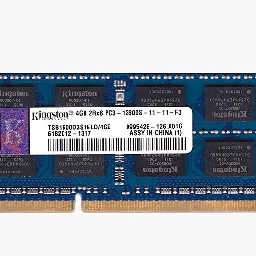  رم لپ تاپ کینگستون مدل DDR3 PC3-12800S ظرفیت 4 گیگابایت