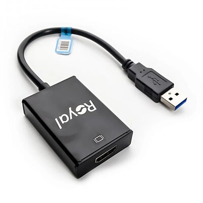 تبدیل USB 3.0 به HDMI رویال مدل RV-111