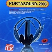 هدفون بی سیم برند اسپانیایی Porta sound 2003 (استوک)