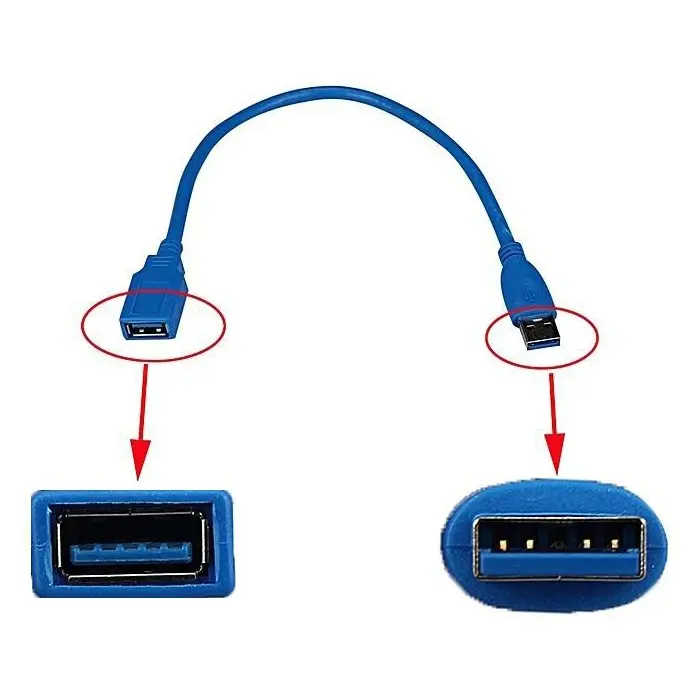 کابل افزایش طول USB 3.0 طول 0.3 متر
