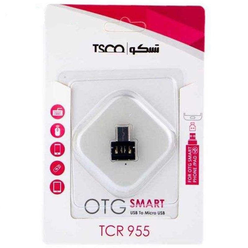 مبدل OTG microUSB تسکو مدل TCR‑955 – رابط اتصال USB به موبایل