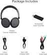 هدفون بی‌سیم روگوشی به همراه فرستنده بلوتوث USB مدل HD Wireless Headphones