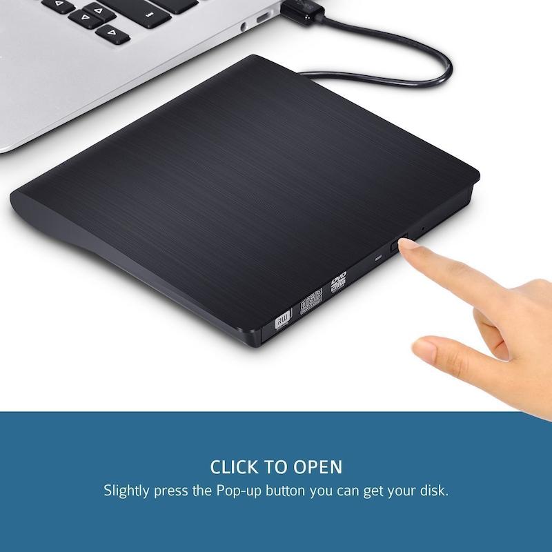 باکس DVD رایتر لپ تاپ USB 3.0 ضخامت 9.5