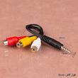 کابل تبدیل نری AUX به 3 مادگی AV RCA