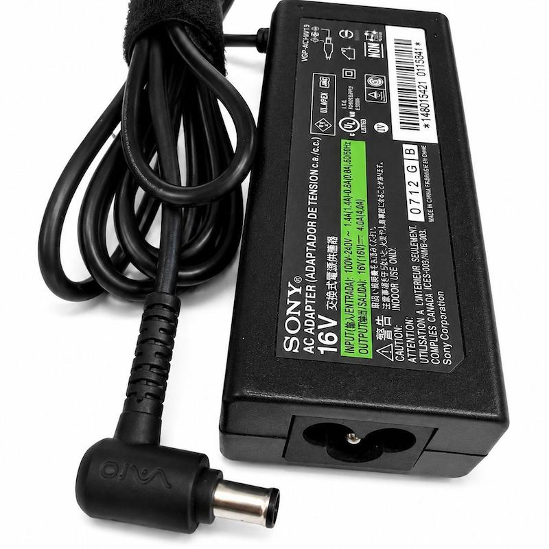 شارژر لپ تاپ سونی 16 ولت 4 آمپر مدل VGP-AC16V13 اورجینال (استوک + تست شده)
