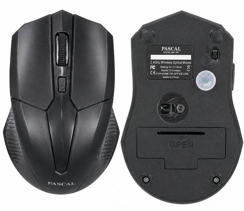 موس بی سیم پاسکال مدل MR-083 | Wireless Mouse PASCAL MR-083(کارکرده)