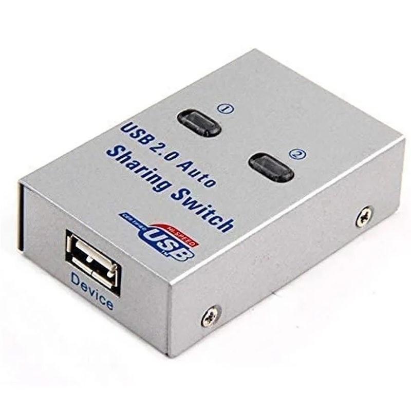 دیتا سوییچ اتوماتیک ۲ پورت USB فلزی
