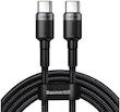 کابل شارژ USB-C باسئوس مدل Cafule CATKLF-ALG1 طول ۲ متر ۱۰۰ وات