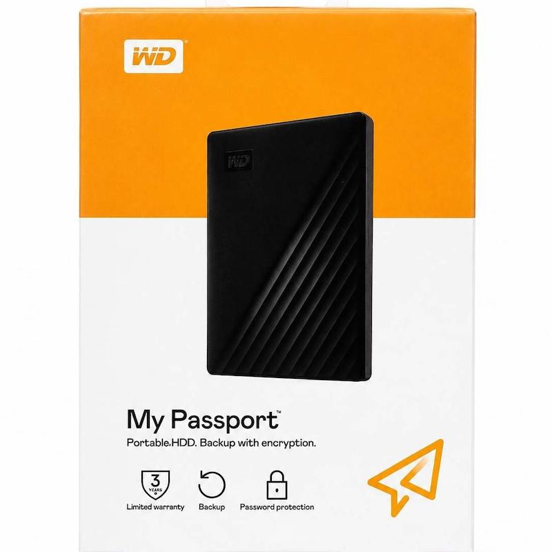 باکس هارد وسترن دیجیتال My Passport نارنجی ۲.۵ اینچ USB 3.0