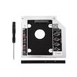 براکت هارد لپ تاپ HDD Caddy 12.7mm برای هارد و SSD 2.5 اینچ
