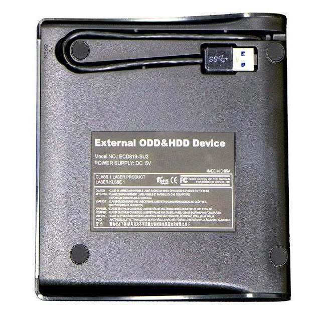 قاب تبدیل درایو DVD اینترنال به اکسترنال USB 3.0 سایز 12.7