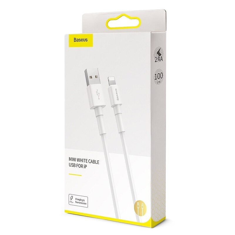 کابل USB به لایتنینگ باسئوس مدل CALSW-02 طول 1 متر