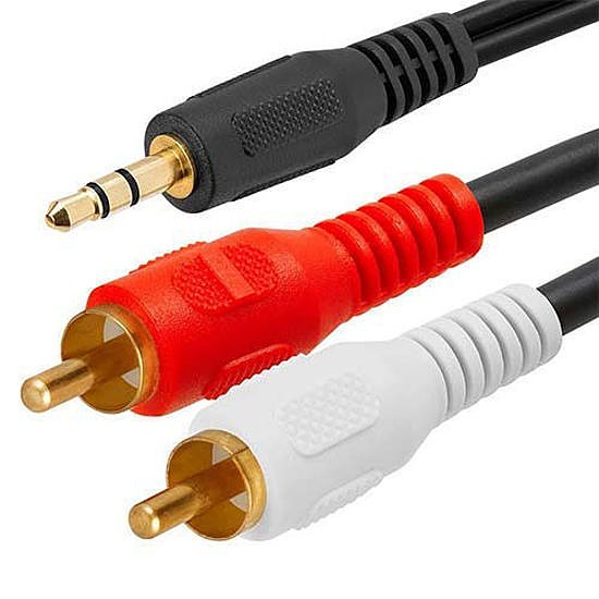 کابل 1به 2 صدا 1.5 متر RCA