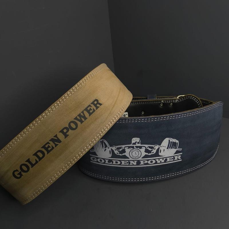 کمربند بدنسازی چرم GOLDEN POWER