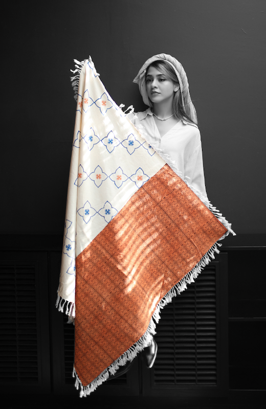 رومیزی قلمکار خورشیدانه