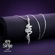 آویز گردنبند اسم محمد نقره اصل برند سینجه