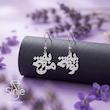 گوشواره زنانه نقره طرح به تو چه و به من چه برند سینجه