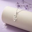 آویز گردنبند اسم وارین نقره اصل برند سینجه