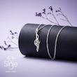 آویز گردنبند اسم ایدا نقره اصل برند سینجه