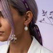 گوشواره نقره طرح شبدر تک لنگه Mix & Match برند سینجه