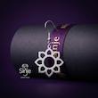 گوشواره نقره طرح گل شمسه تک لنگه Mix & Match برند سینجه