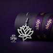 گوشواره نقره طرح گل نیلوفر تک لنگه Mix & Match برند سینجه