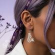 گوشواره نقره طرح پری تک لنگه Mix & Match برند سینجه