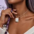 آویز گردنبند نقره طرح Pisces ماه اسفند برند سینجه