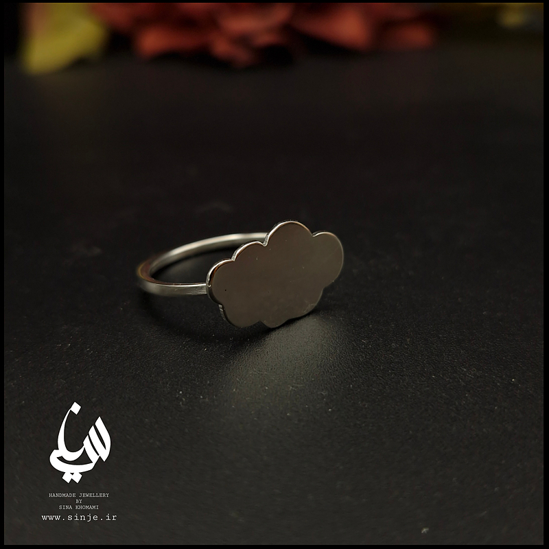 انگشتر نقره ابر بزرگ