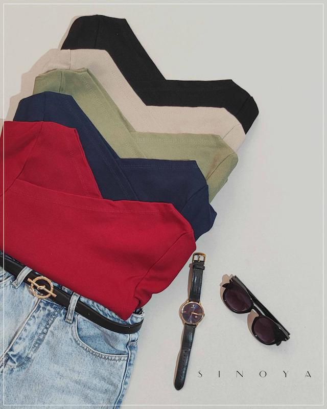 کراپ هفت هشتی استین کوتاه