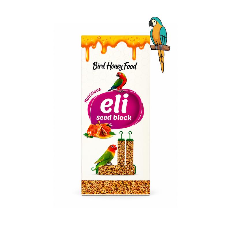 استیک‌ عسلی تشویقی طوطی‌سانان مدل دوقلو eli