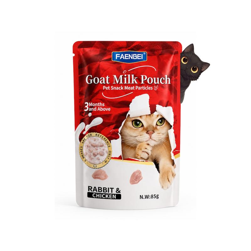 پوچ‌ گربه فنبی طعم‌ مرغ و‌ خرگوش 85گرم