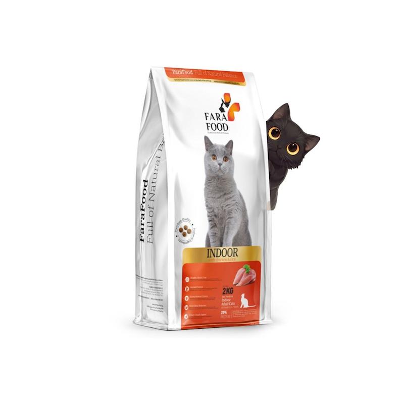غذای خشک گربه بالغ فرافود وزن 2 کیلوگرم