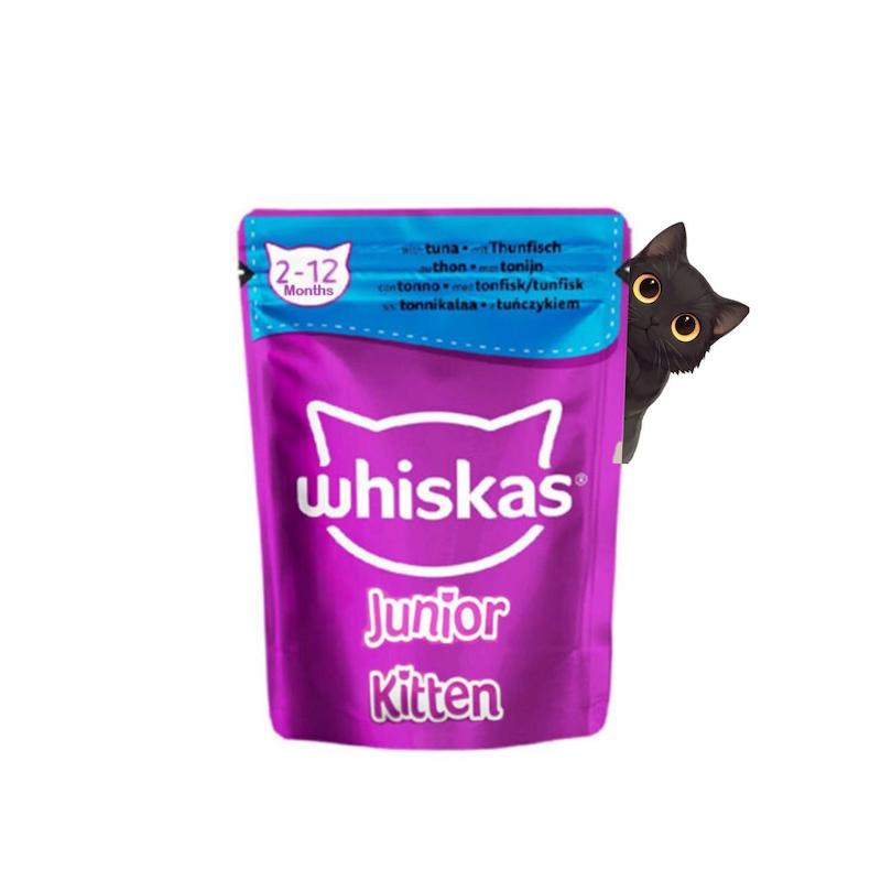 پوچ بچه گربه ویسکاس طعم ماهی تن 85 گرم