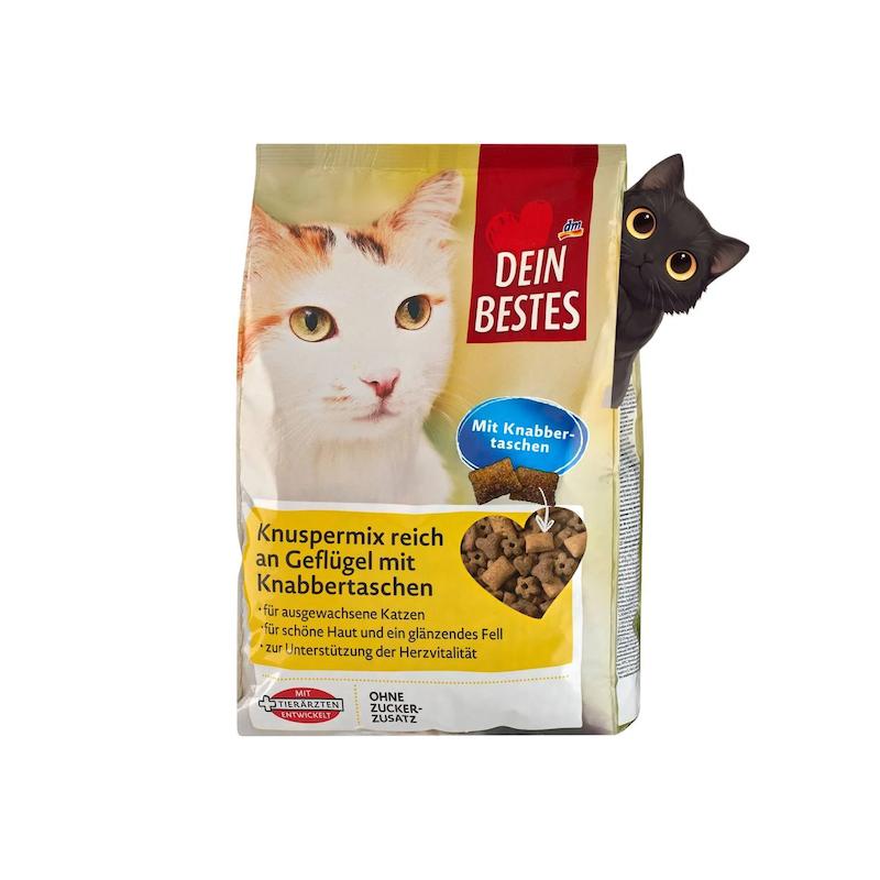 غذای خشک گربه بالغ دین بستس طعم مرغ وزن 1 کیلوگرم