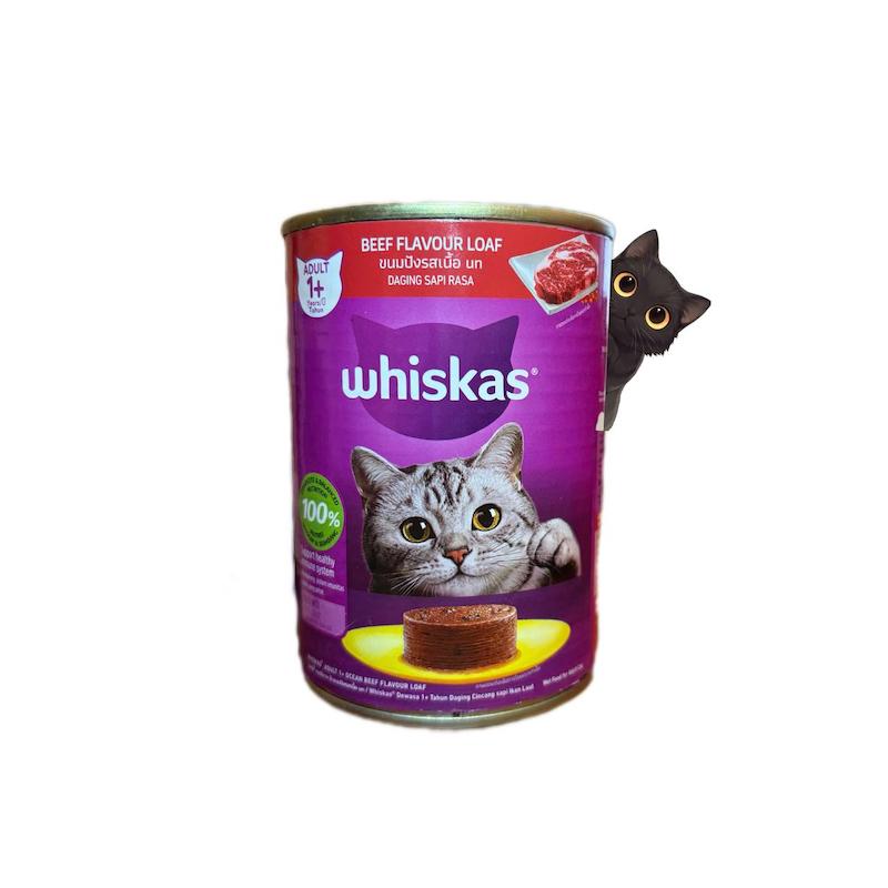 کنسرو گربه ویسکاس طعم گوشت گاو 400 گرم
