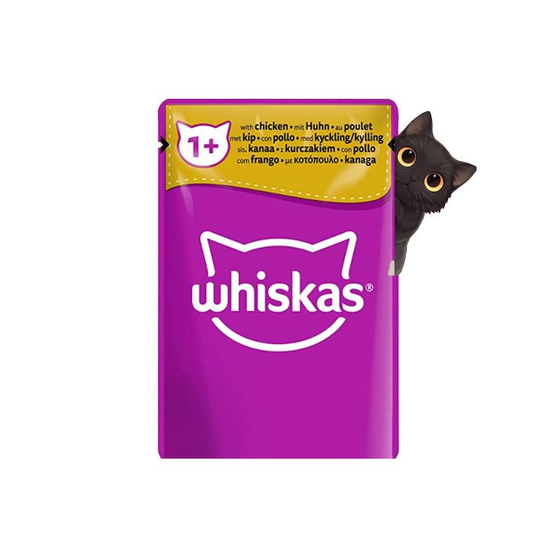 پوچ گربه ویسکاس طعم مرغ 85 گرم