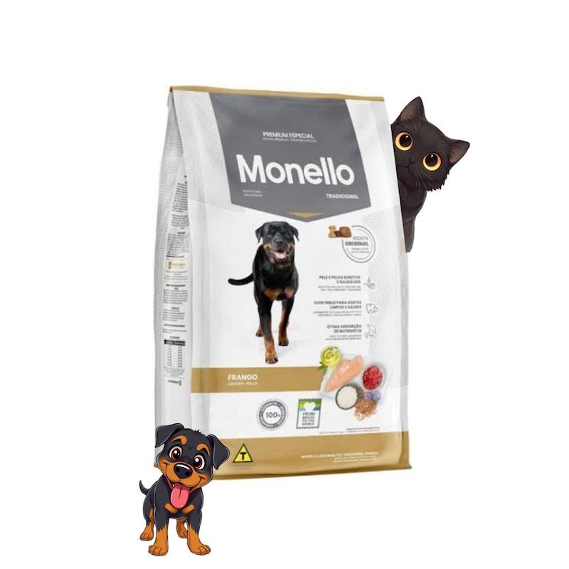 غذای خشک سگ بالغ مونلو تردیشنال طعم مرغ و برنج 15 کیلوگرم