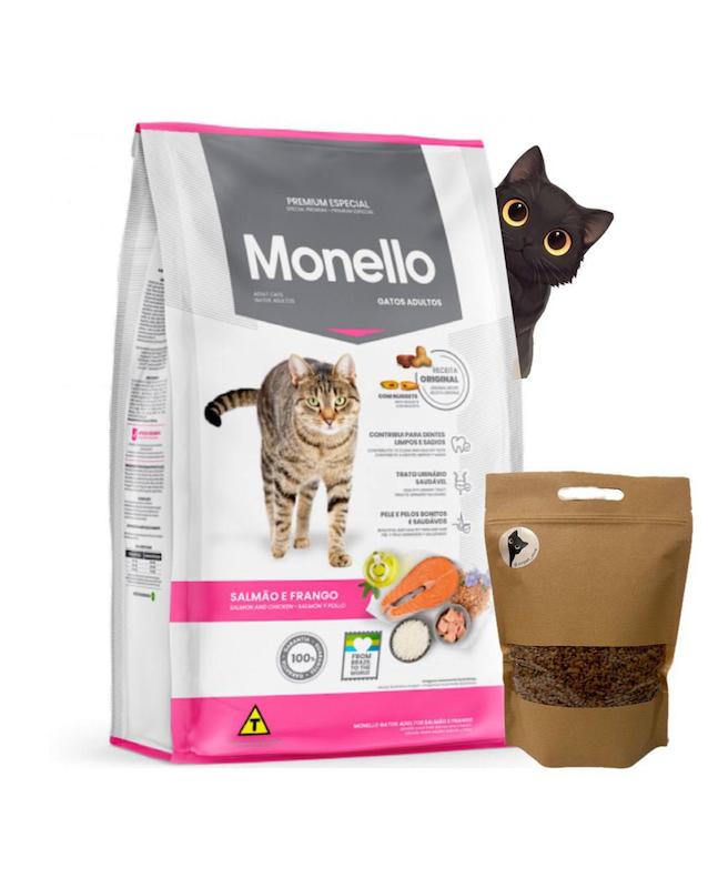 غذای خشک گربه مونلو میکس یک کیلویی (بسته بندی سین پت)