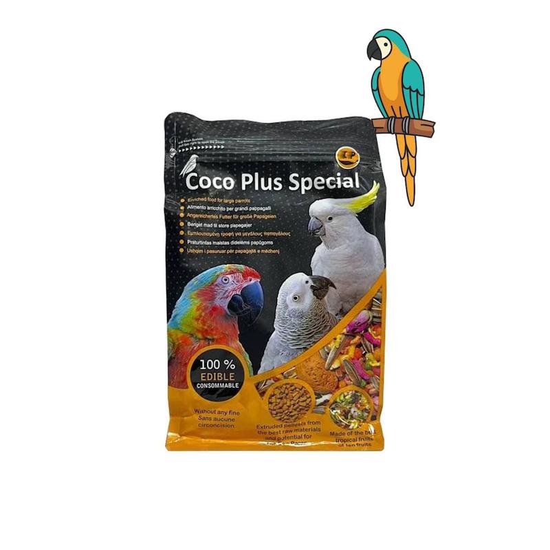 دان مخلوط کوکو پلاس مخصوص کاسکو و کاکادو آرا 700 گرم