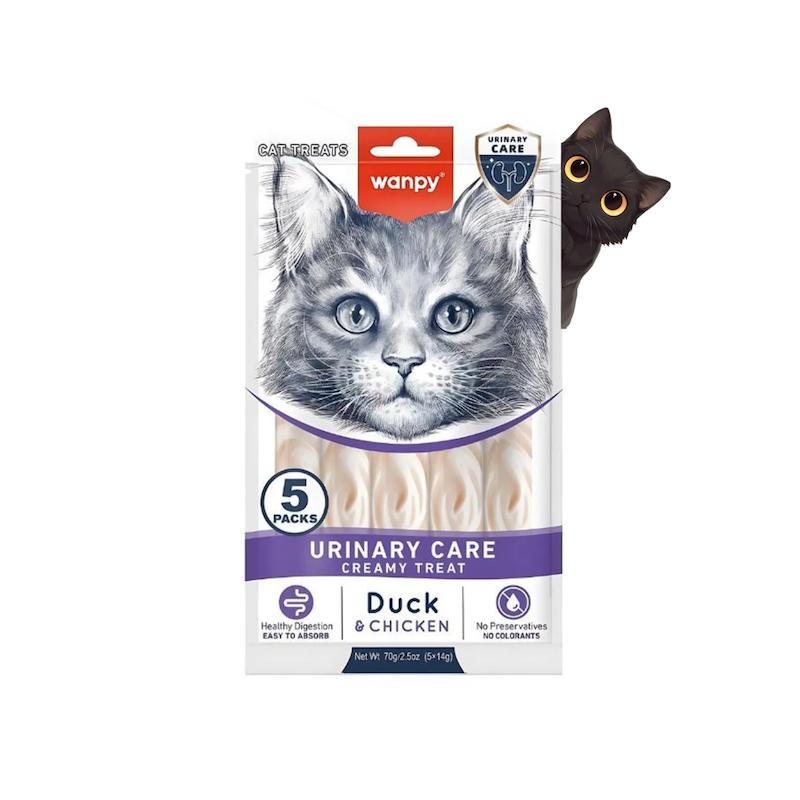 تشویقی بستنی گربه درمانی طعم اردک و مرغ ( یک عددی)