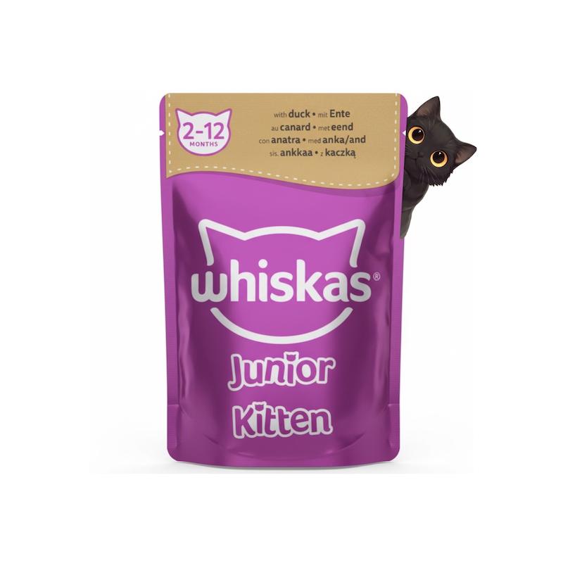 پوچ بچه گربه ویسکاس طعم اردک 85 گرم