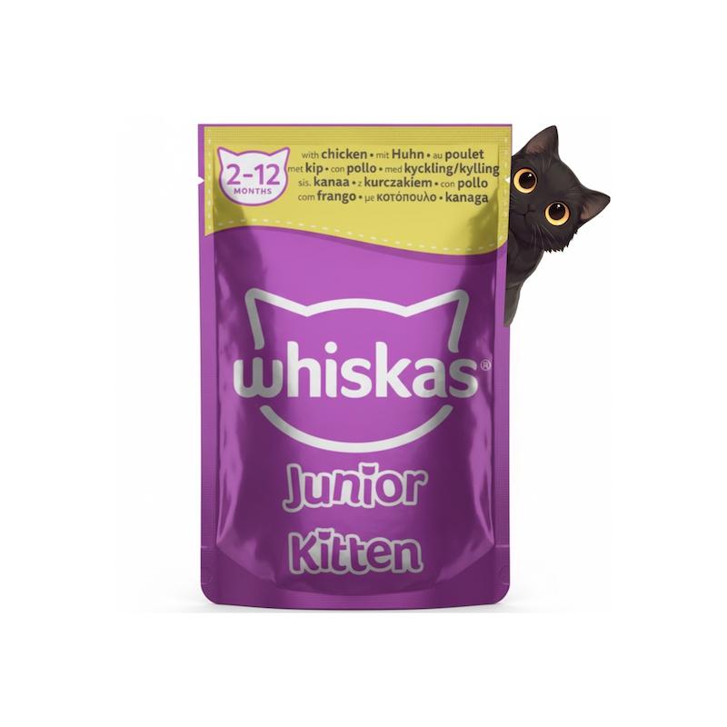 پوچ بچه گربه ویسکاس طعم مرغ 85 گرم