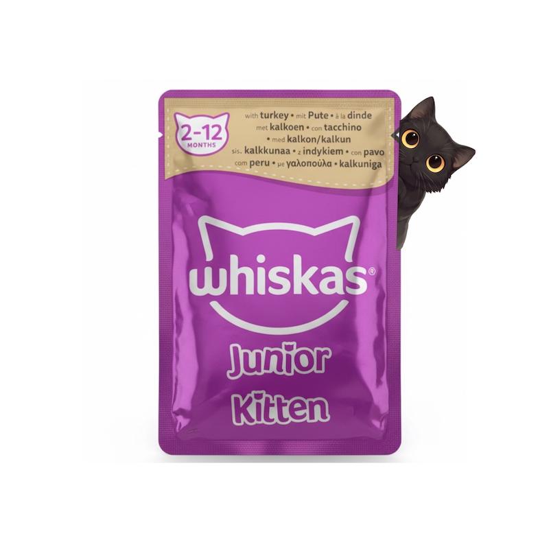 پوچ بچه گربه ویسکاس طعم بوقلمون 85 گرم