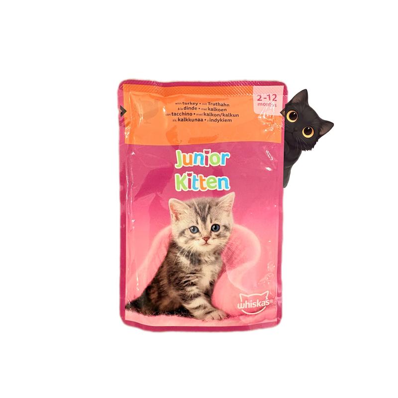 پوچ بچه گربه ویسکاس طعم بوقلمون 85گرم