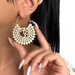 گوشواره ام (برنج و برنج آبكارى نقره)