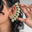 ايركاف برنج آبكارى نقره (گوشواره لاله گوشى)